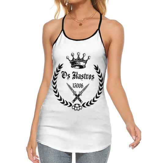 AOP Lady'S Criss Cross Tank Top